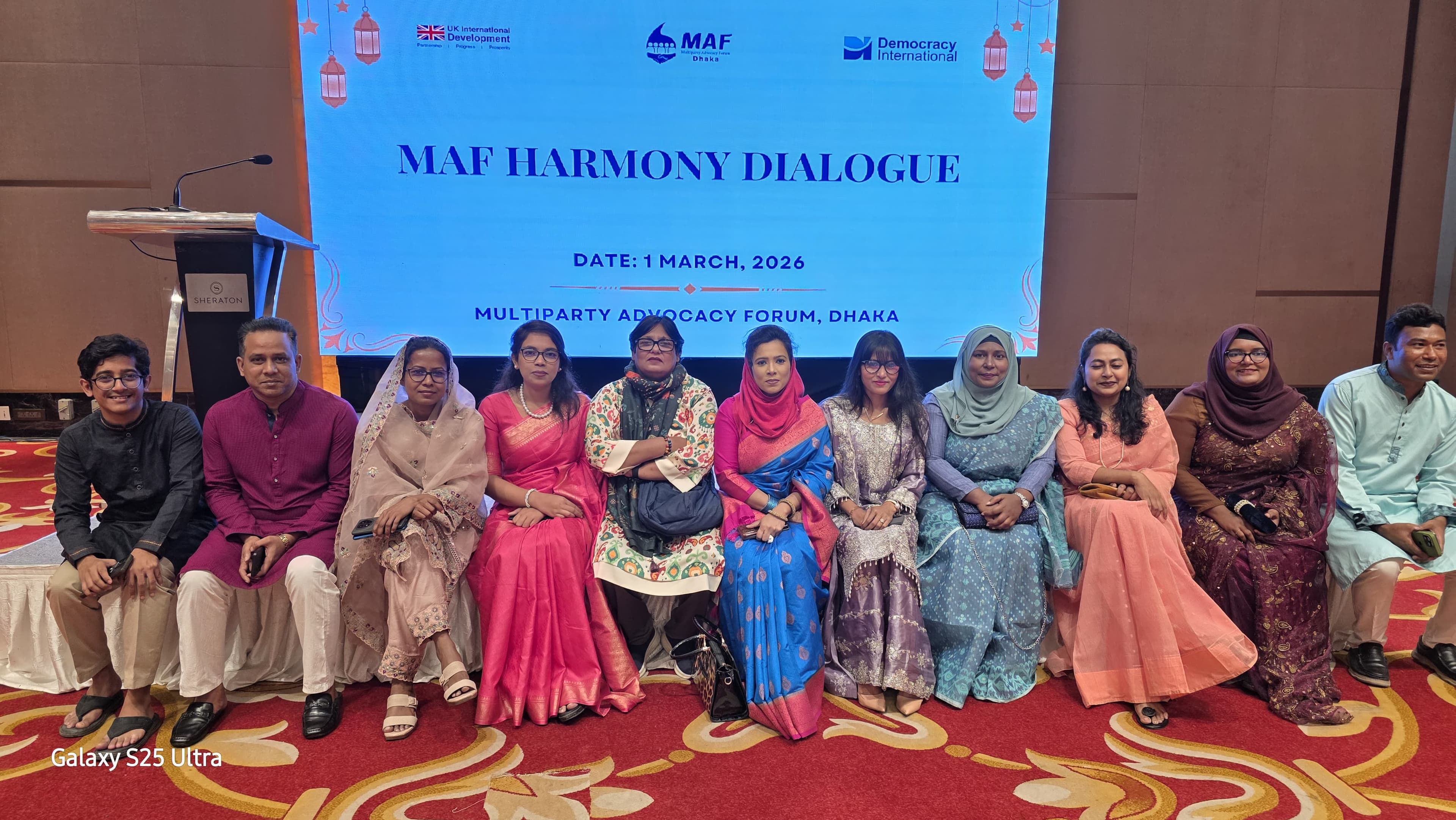MAF Harmony Dialogue, Sheraton Dhaka, 2026