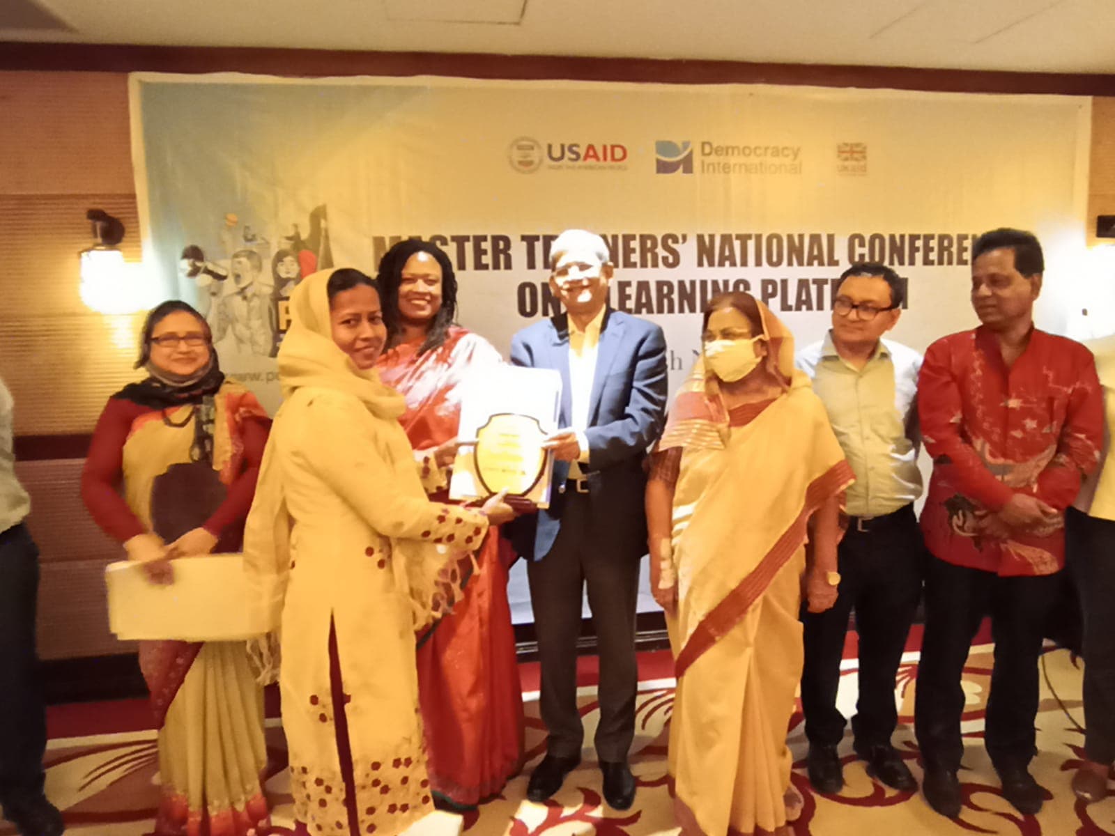 Honoured at the Master Trainers' National Conference