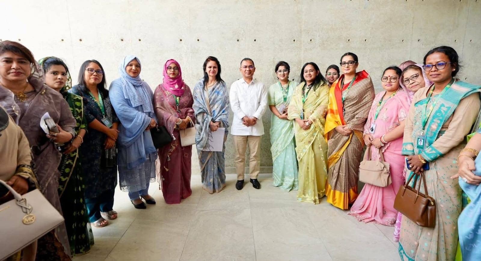 With Tarique Rahman and Zubaida Rahman